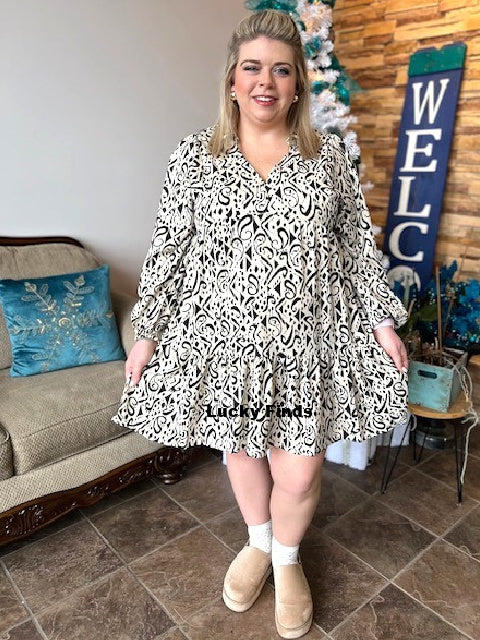 Umgee Multi Tiered Dress P431