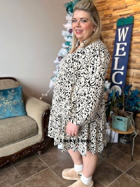 Umgee Multi Tiered Dress P431