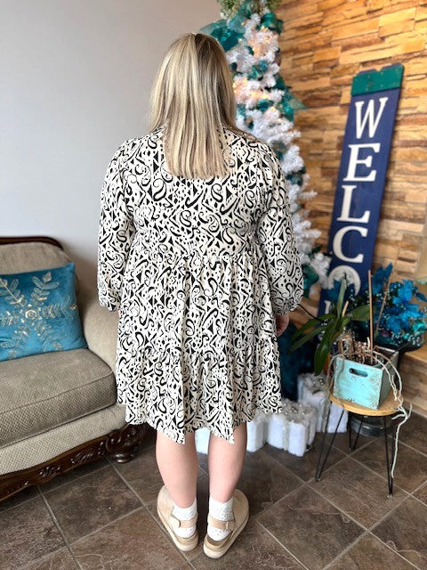 Umgee Multi Tiered Dress P431