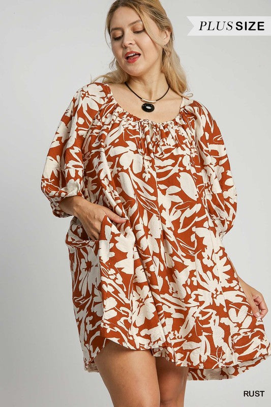 Grace Filled Umgee Curvy Dress P432