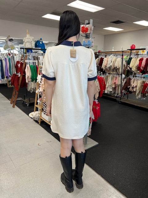 Umgee Contrast Pocket Dress P436