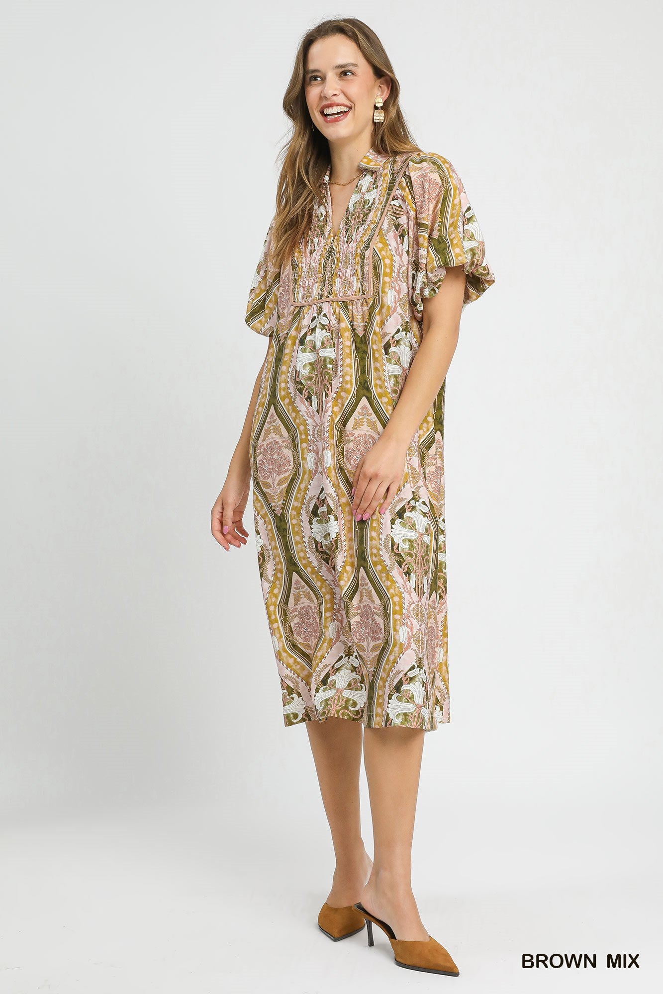 Sweet Umgee Midi Dress P525