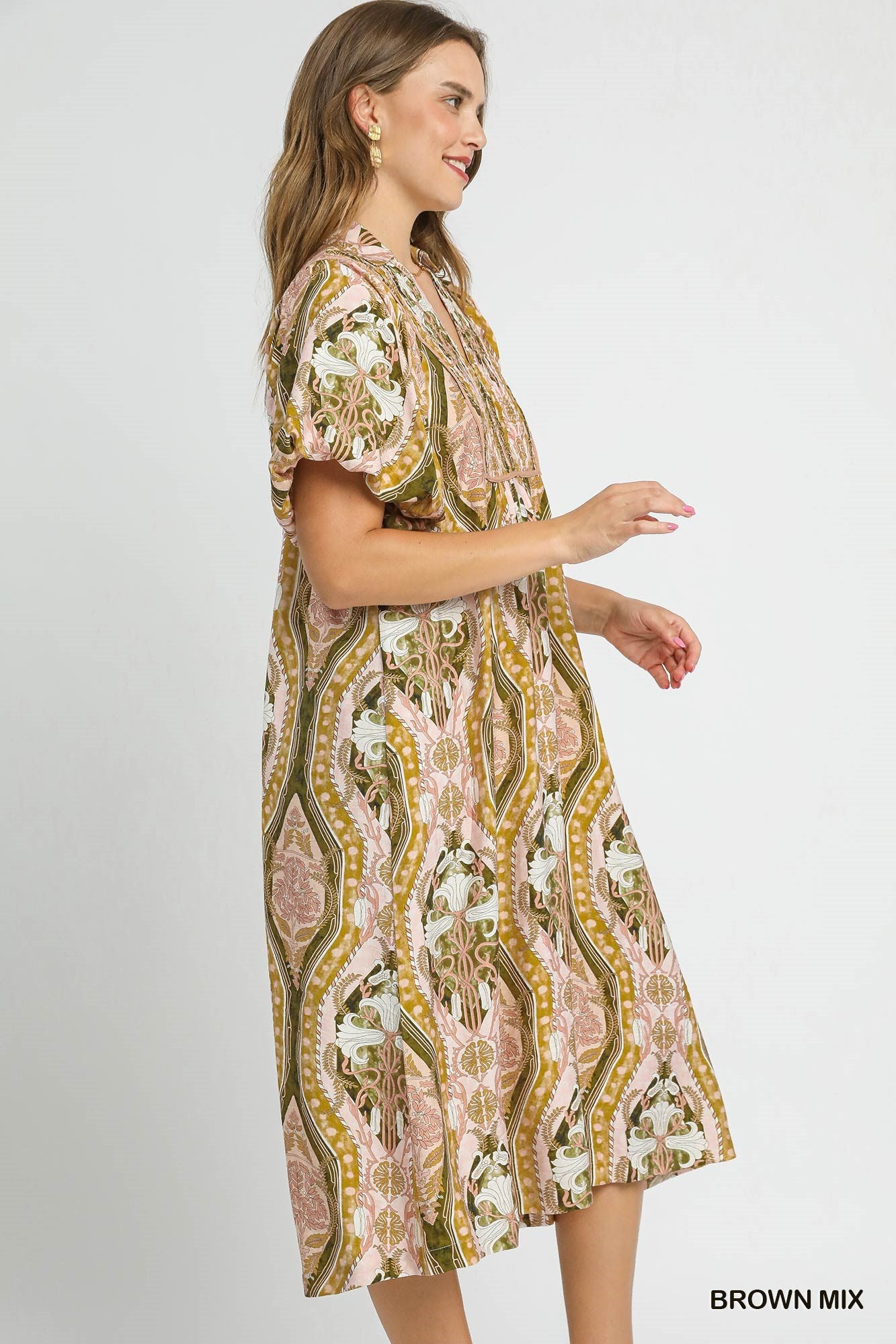 Sweet Umgee Midi Dress P525