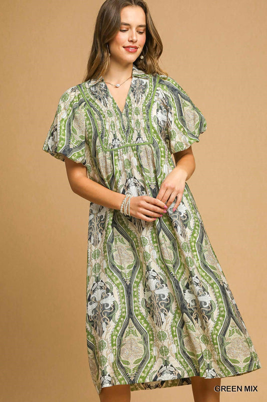 Sweet Umgee Midi Dress P437