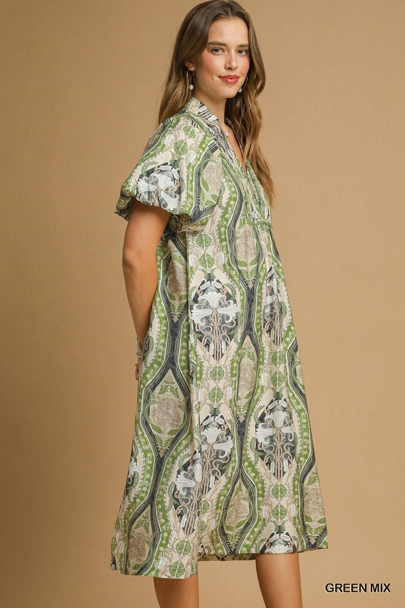 Sweet Umgee Midi Dress P437