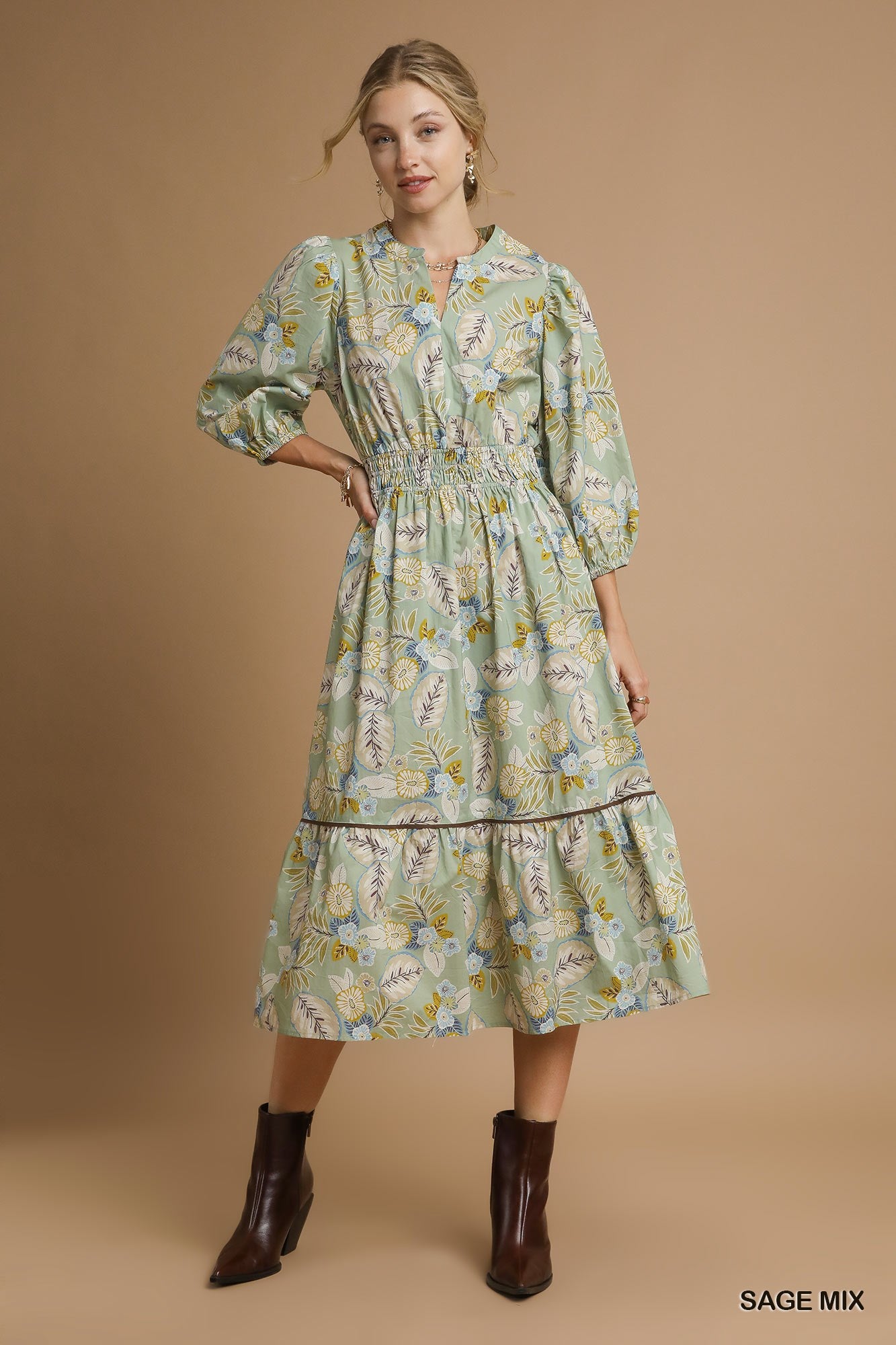 Loving You Umgee Midi Dress P440