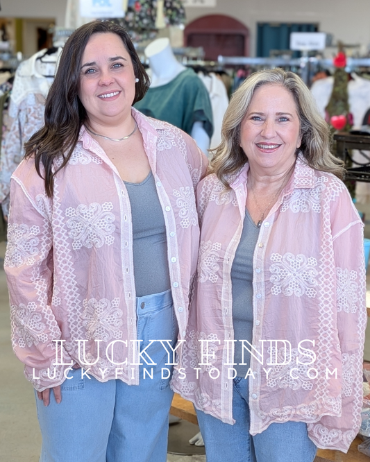 Fancy POL Embroidery Top P452