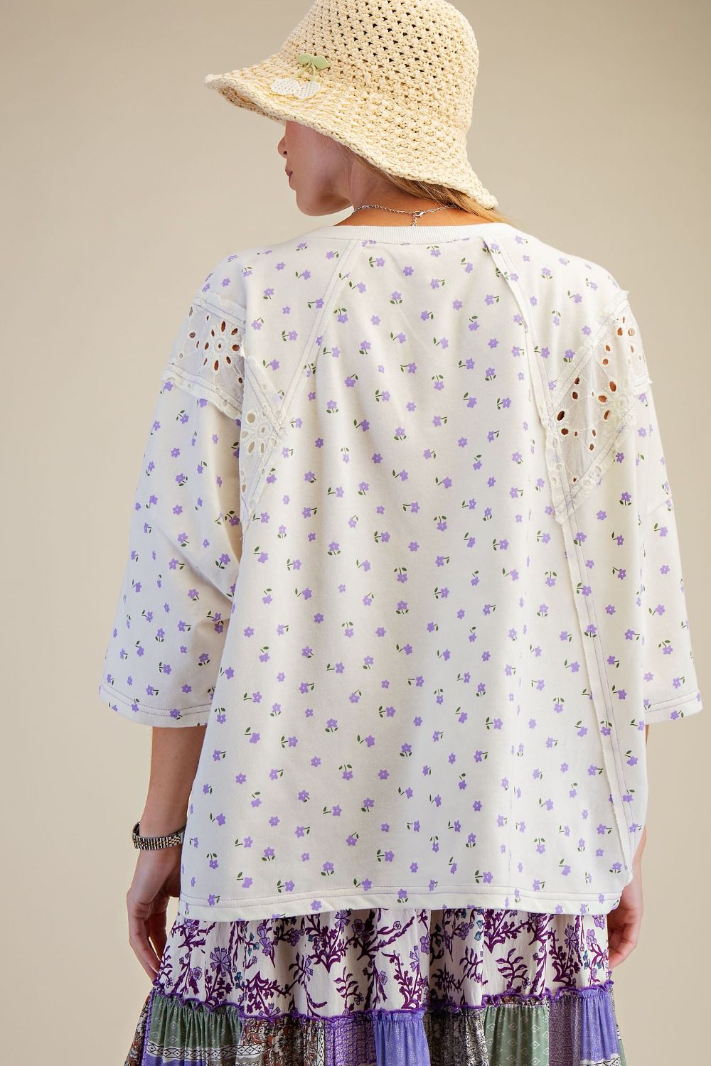 Washed Daisy Patch Easel Top P458