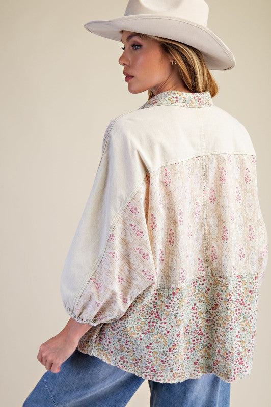 Fancy Easel Patchwork Top P463