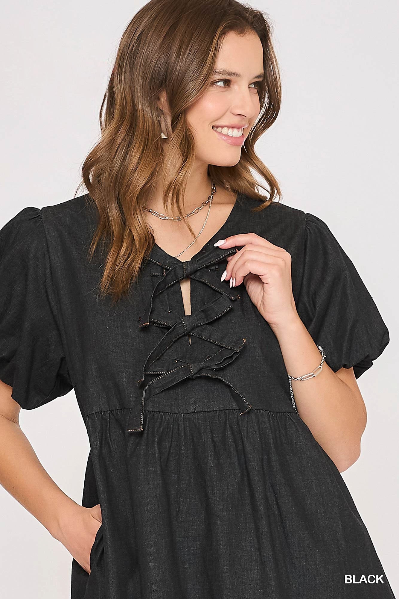 Vintage Umgee Denim Dress P467