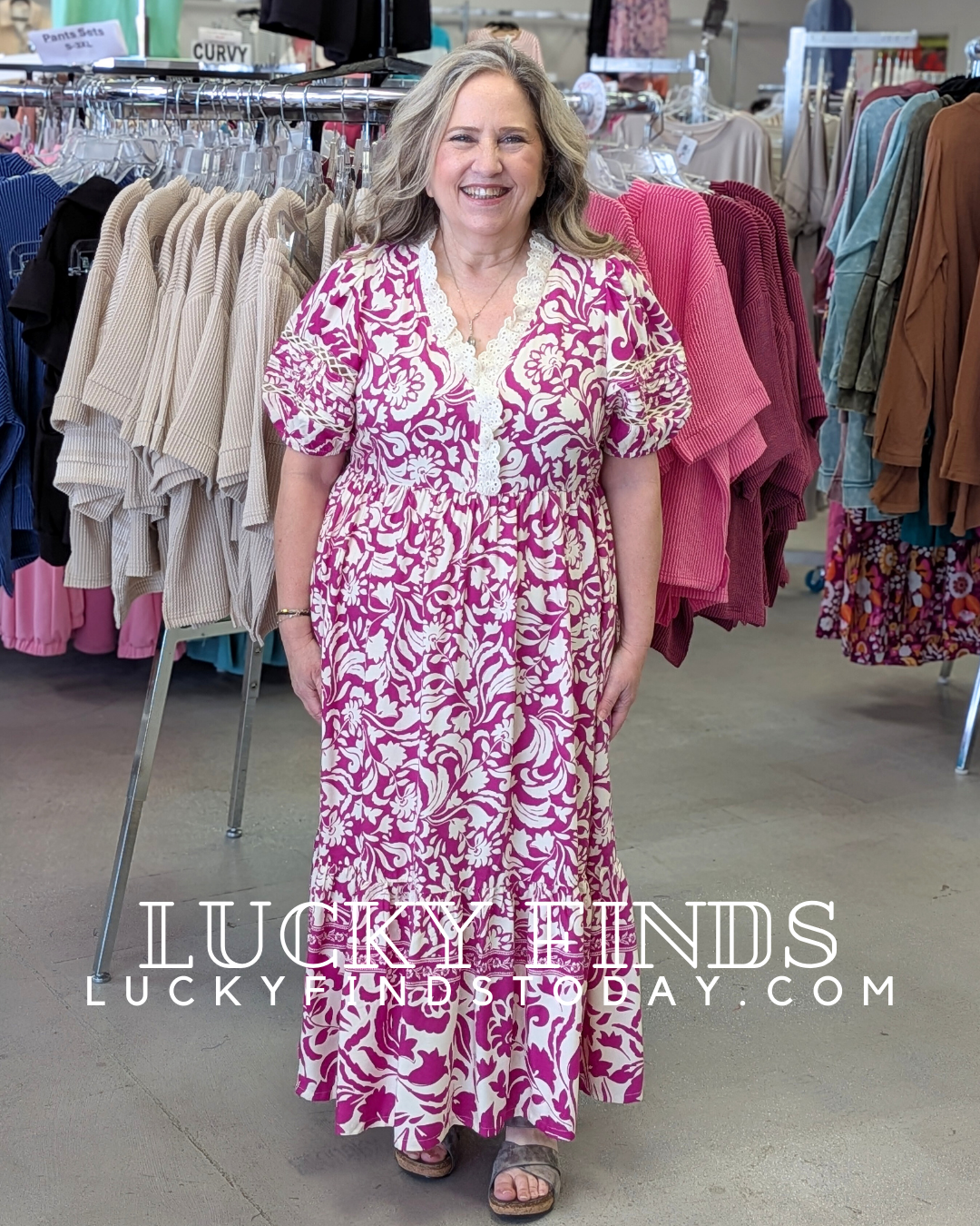 Umgee Bohemian Midi Dress P478