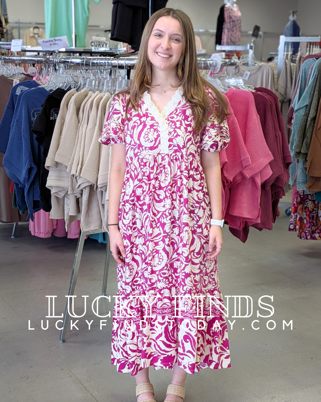 Umgee Bohemian Midi Dress P478