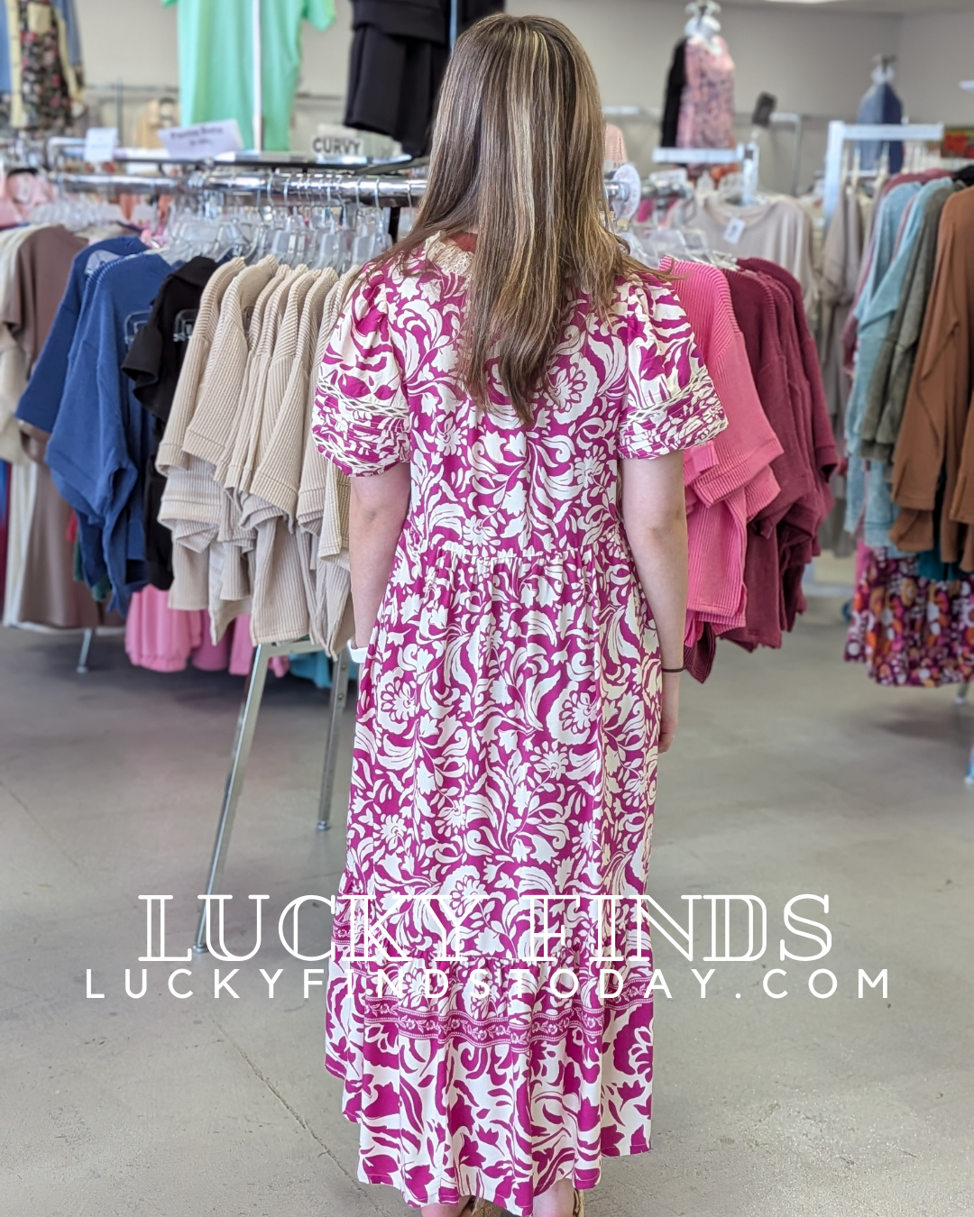 Umgee Bohemian Midi Dress P478