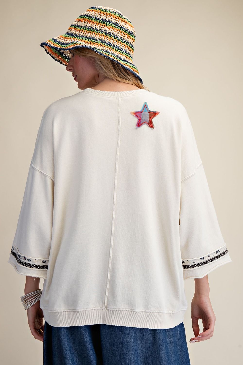 Easel Star Patch Top P480