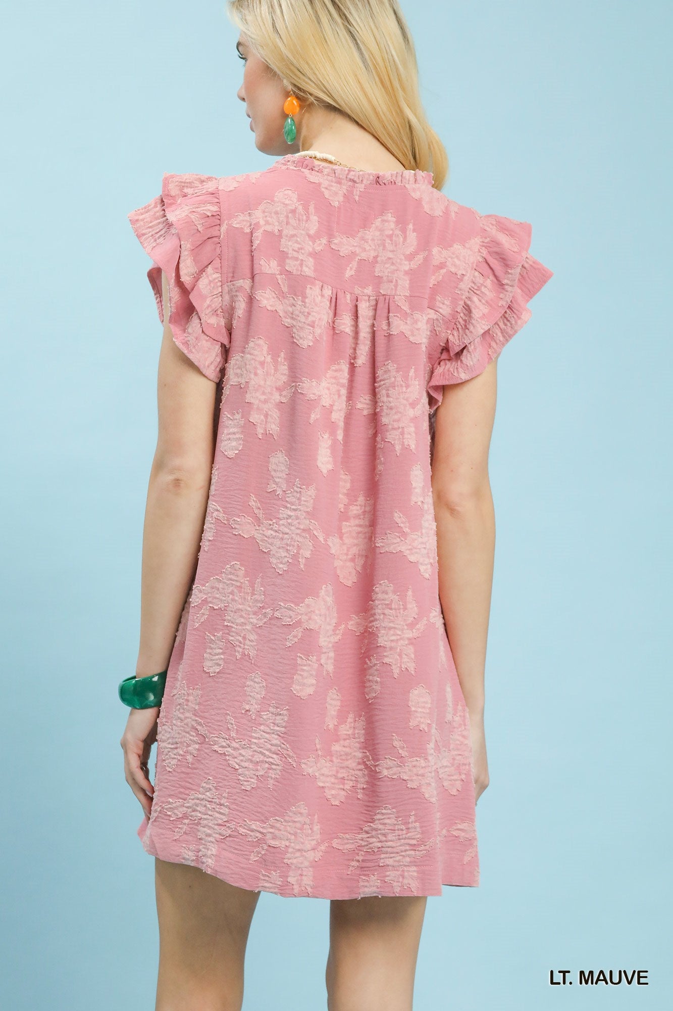 Umgee Burnout Textured Dress P487