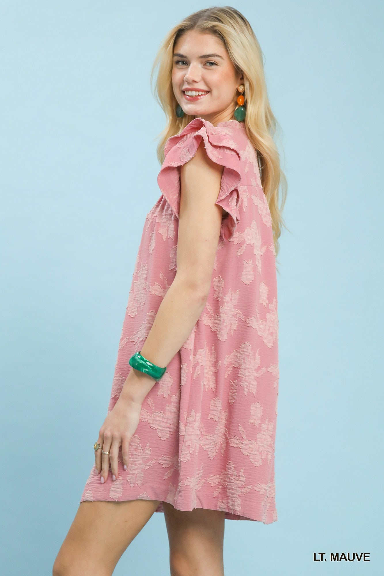 Umgee Burnout Textured Dress P487