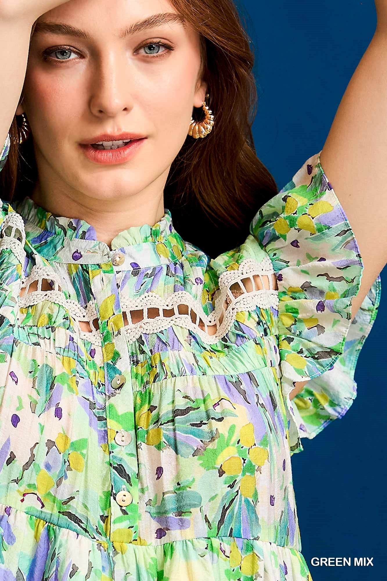 Sweet Umgee Babydoll Dress P499