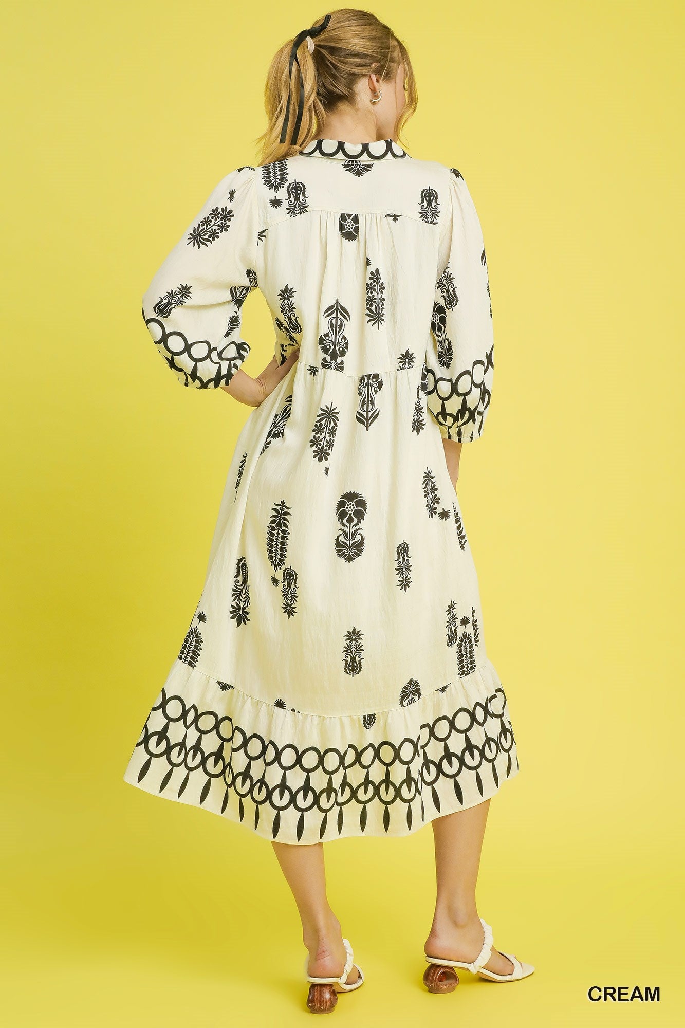 Umgee Boho Midi Dress P505