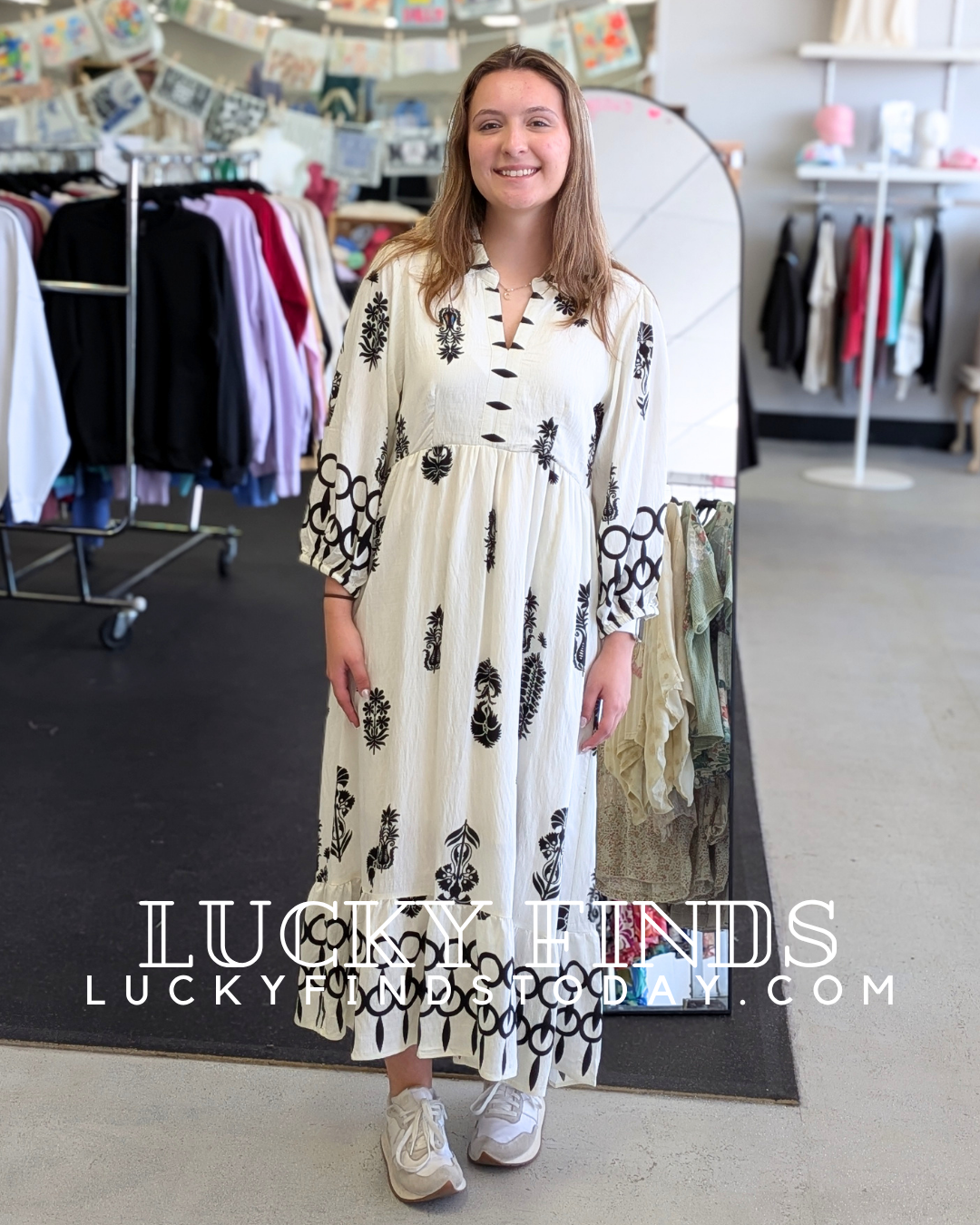 Umgee Boho Midi Dress P505