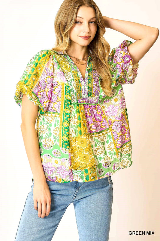 Umgee Boho Chic Top P521