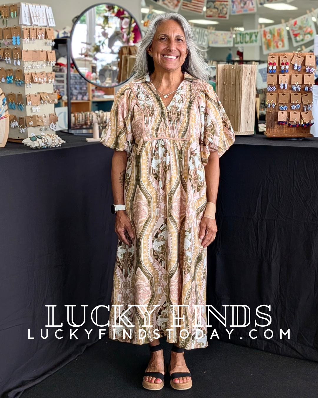 Sweet Umgee Midi Dress P525