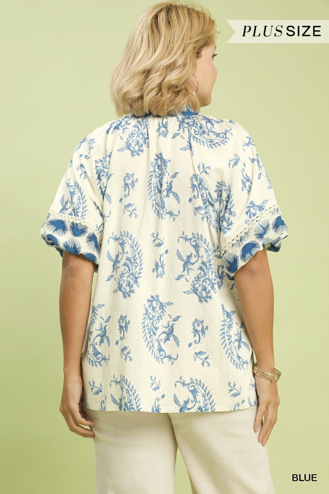 Umgee Boho Print Top P526