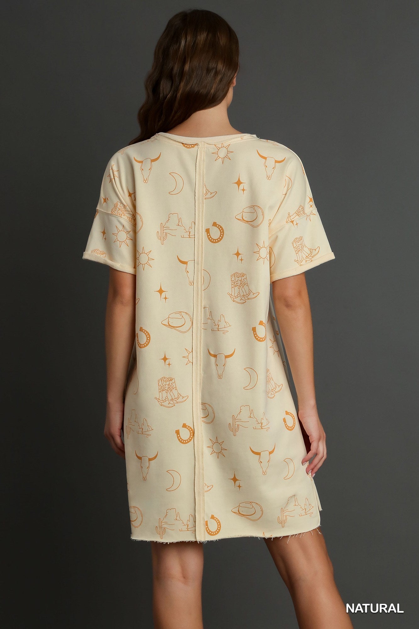 Umgee Graphic Dress P528