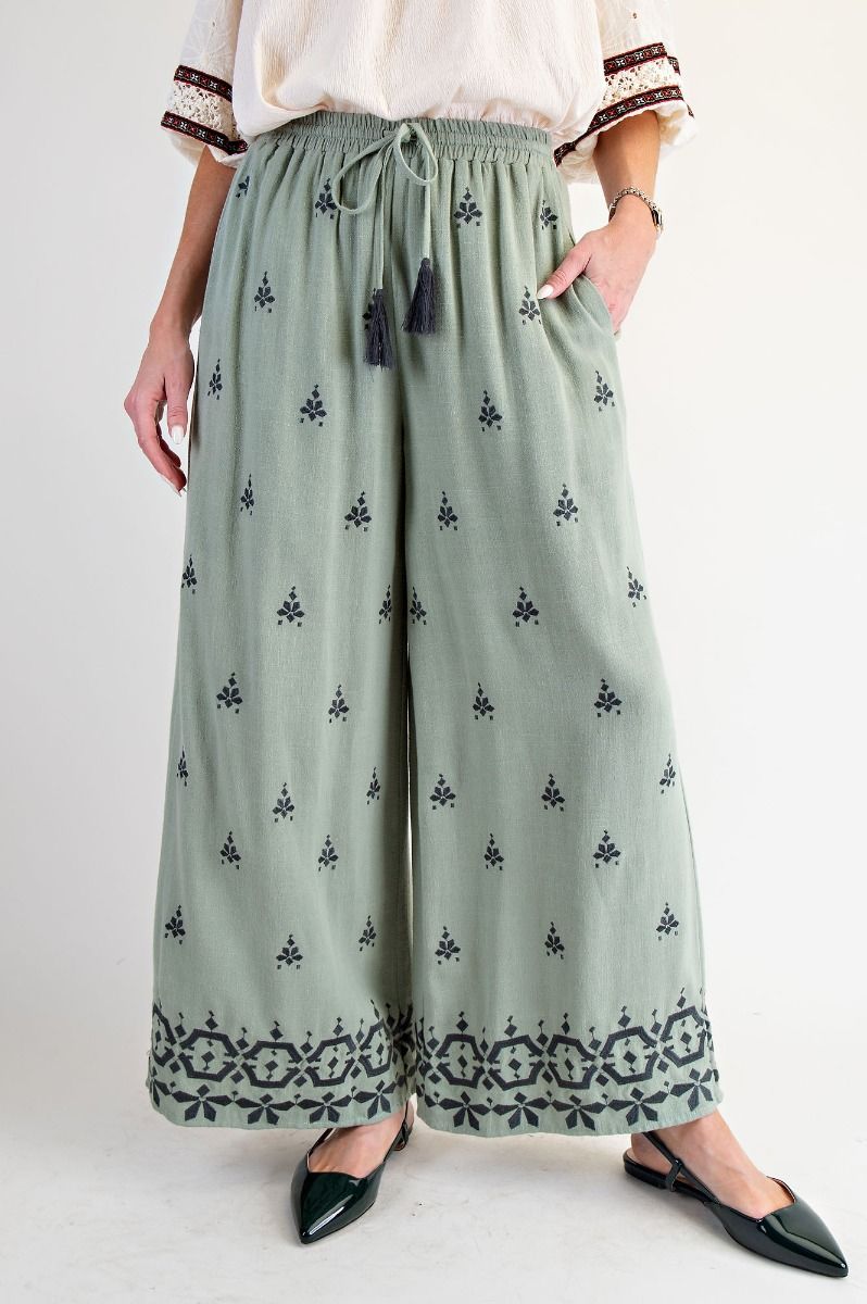 Easy Living Easel Linen Pants P535