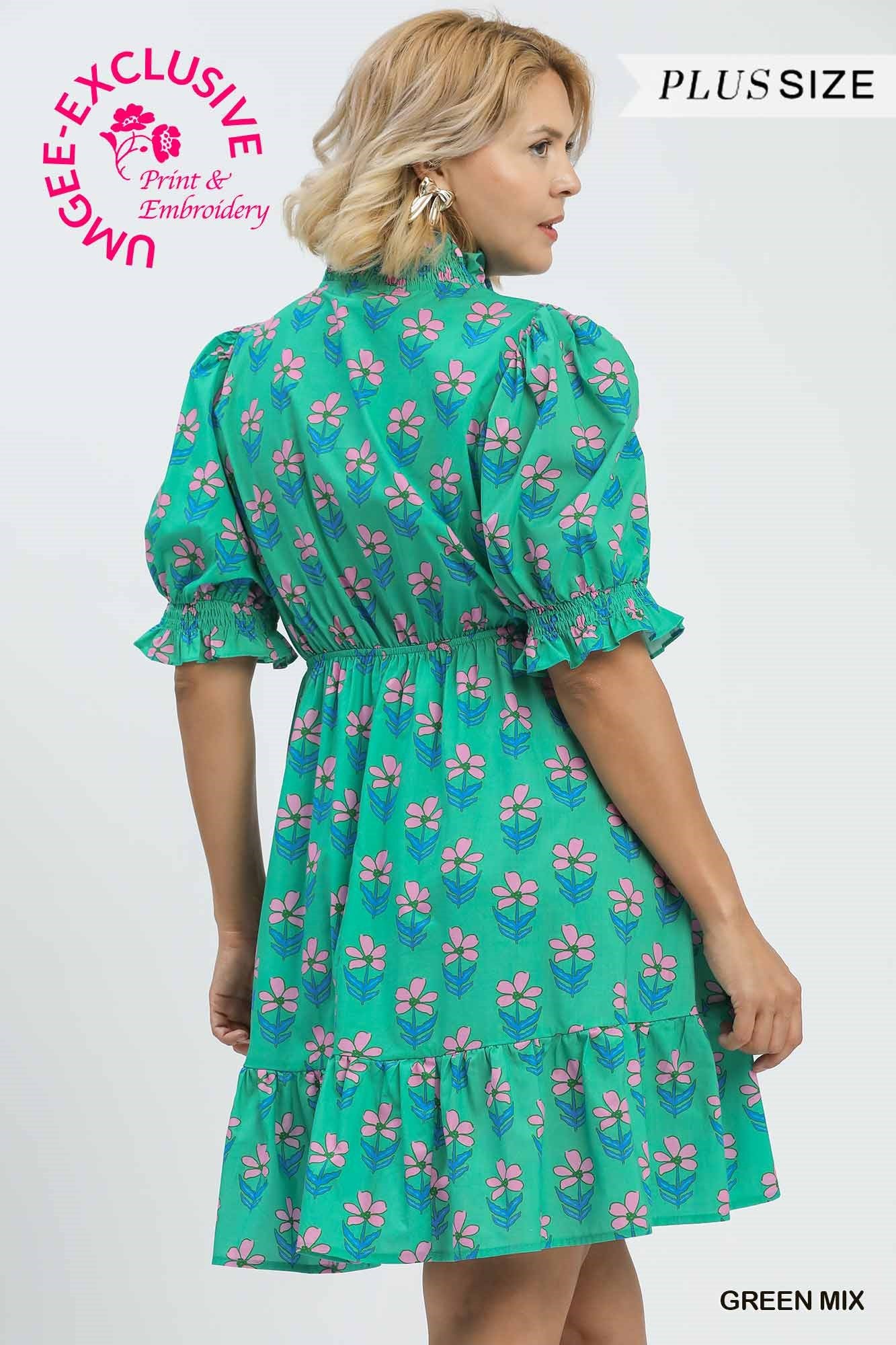 Forever Charm Umgee Babydoll Dress P543