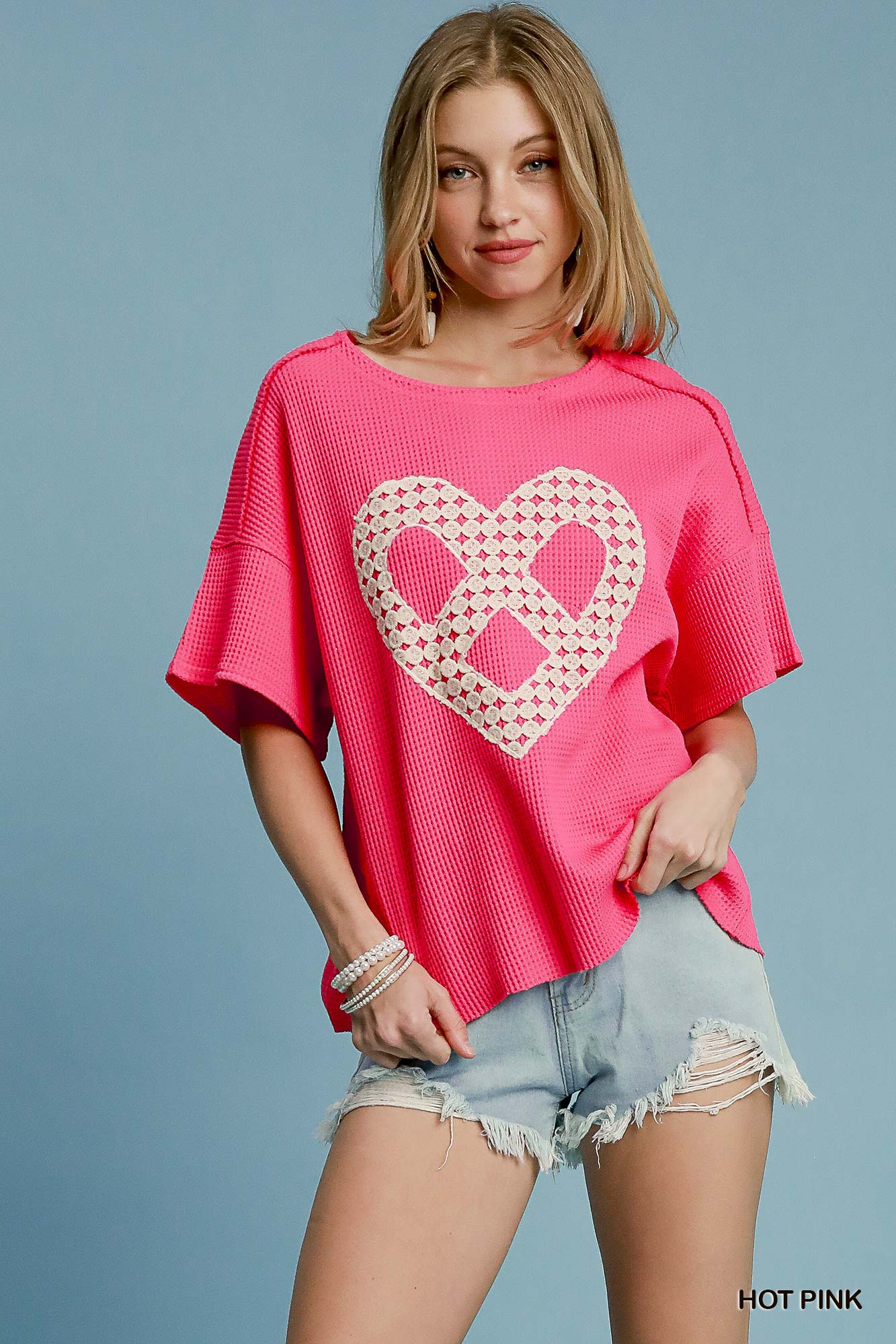Love My Heart Lace Top P544