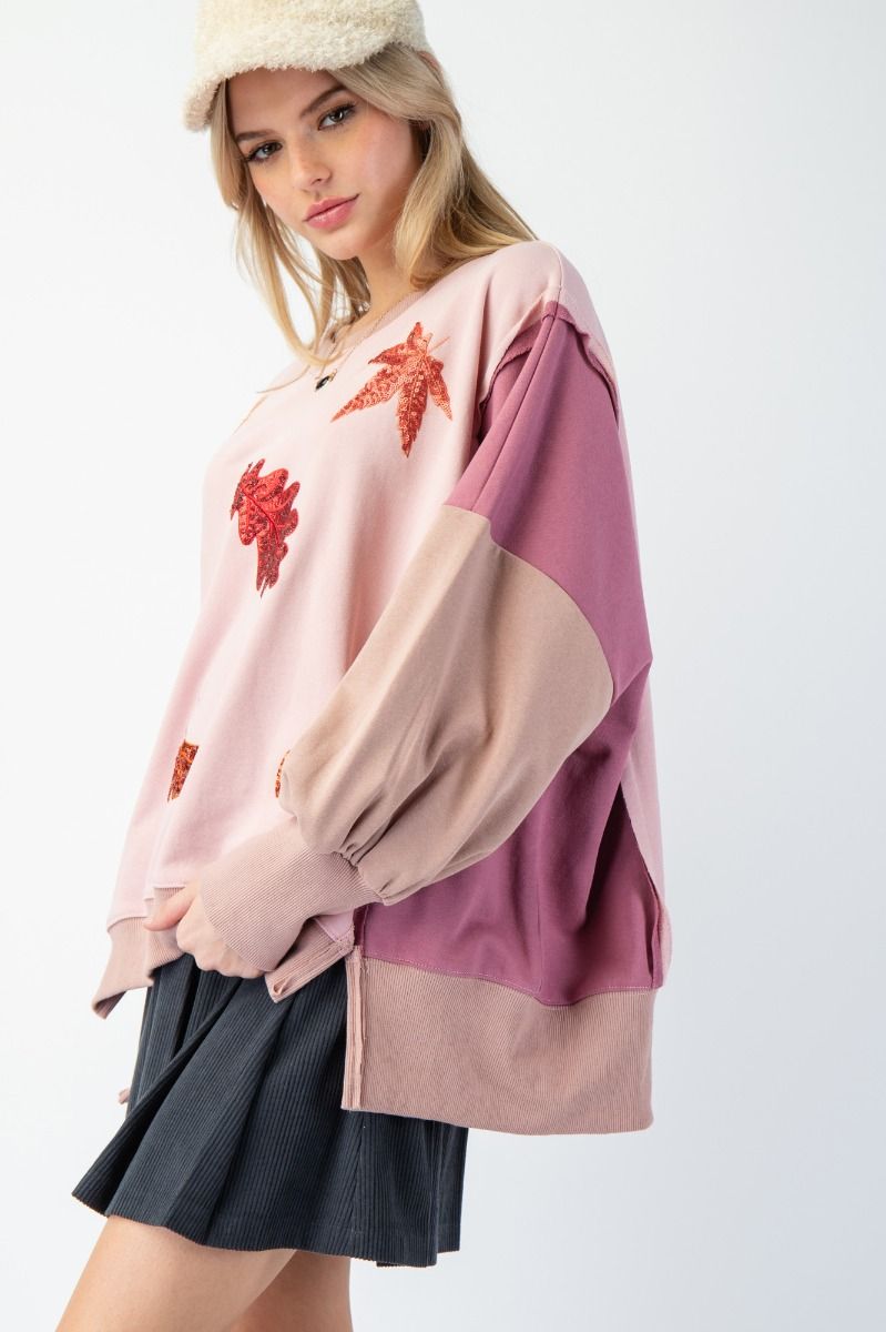 Wander  Easel Sequin Patch Top P555 Arriving Weds July 8th