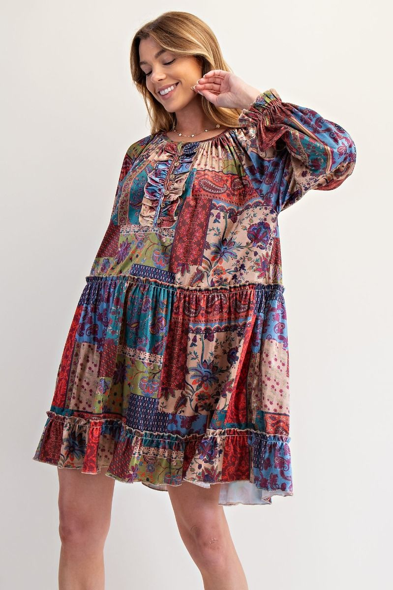 Vintage Inspired Easel Dress P558