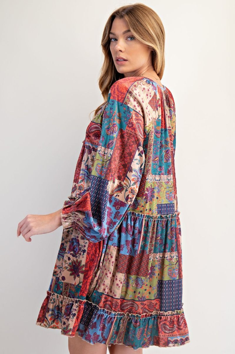Vintage Inspired Easel Dress P558