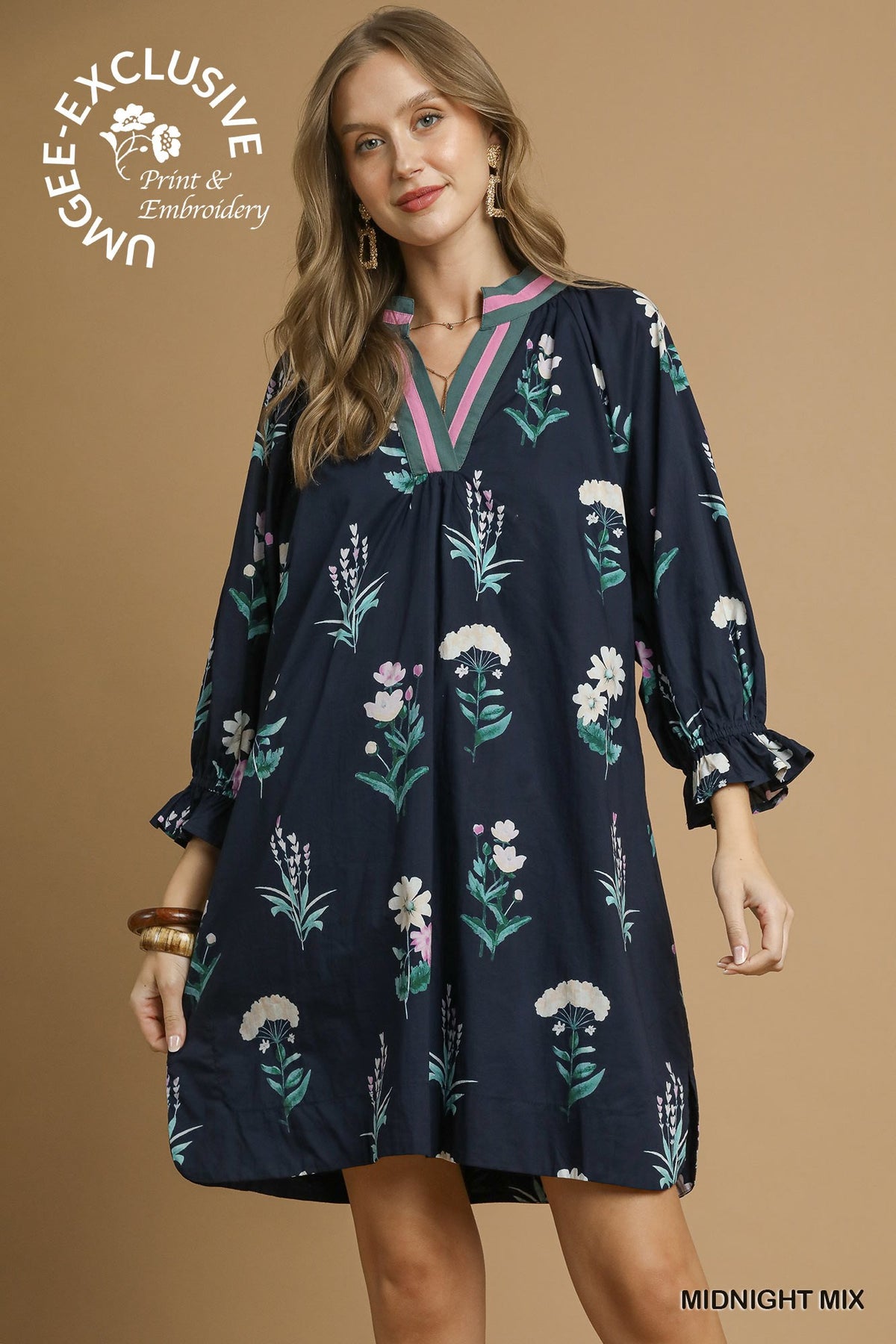 Come Out & Play Umgee Dress P562