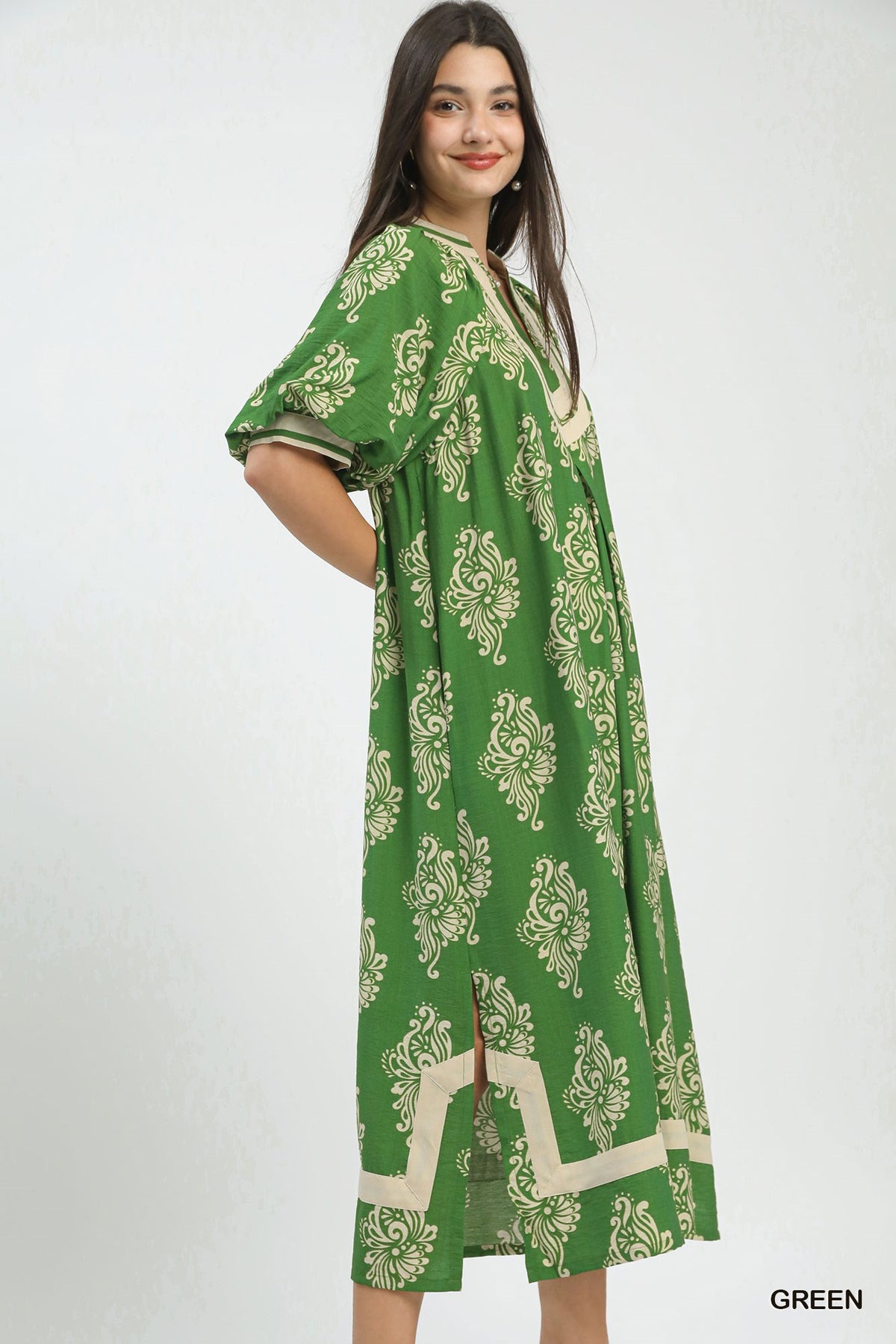 Broadway Date Umgee Midi Dress P566