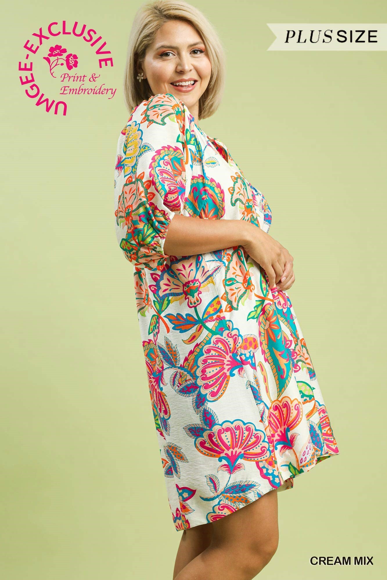 Rodeo Drive Umgee Curvy Dress P568