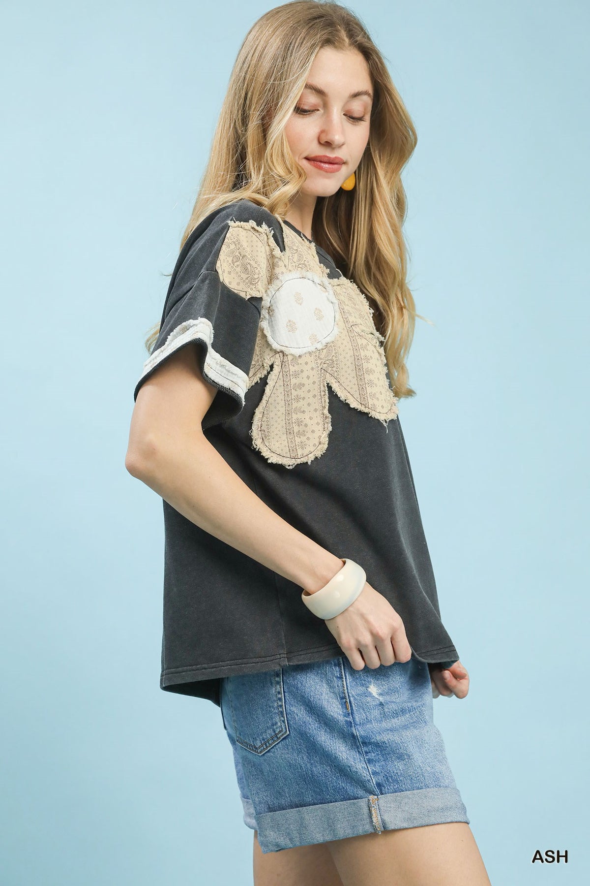 Sassy Umgee Flower Patch Top P569