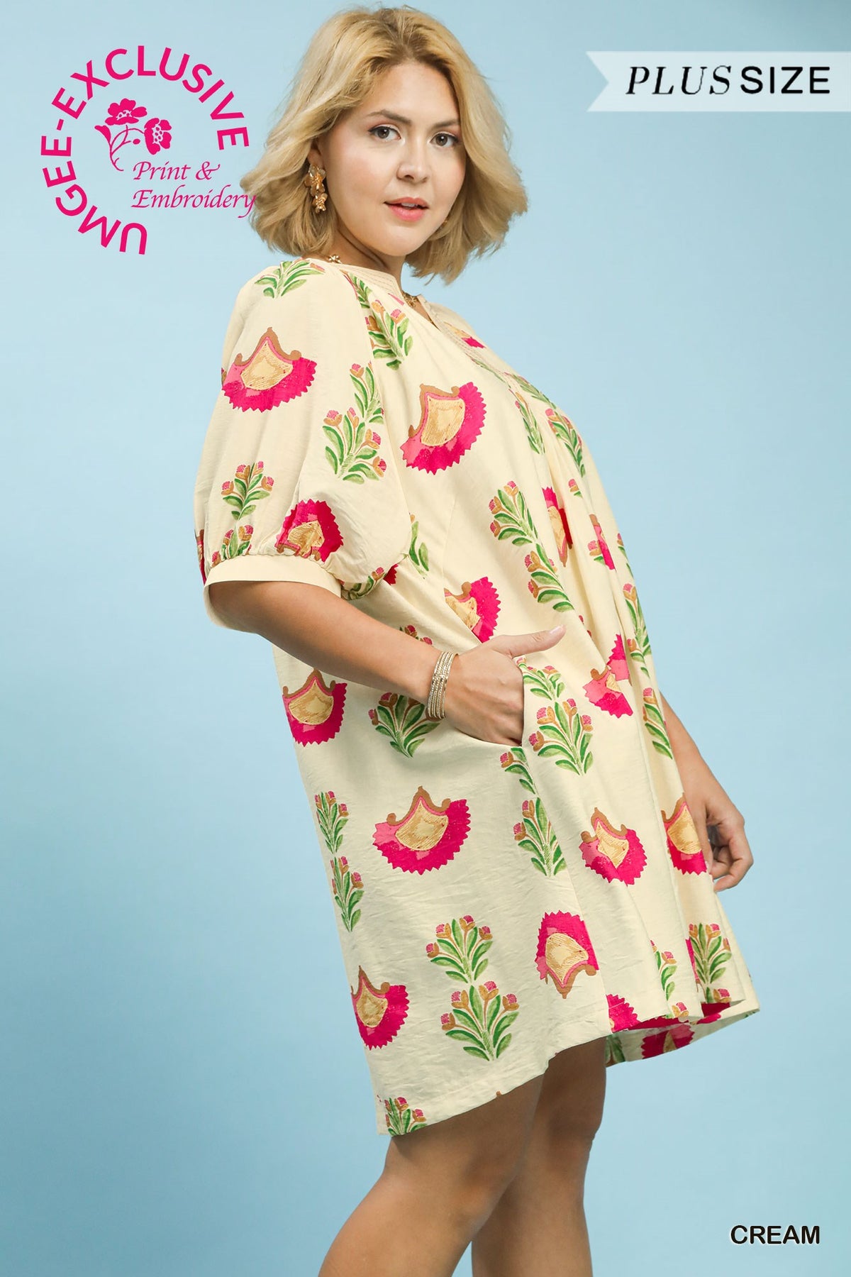 Lovely Melody Umgee Curvy Dress P572