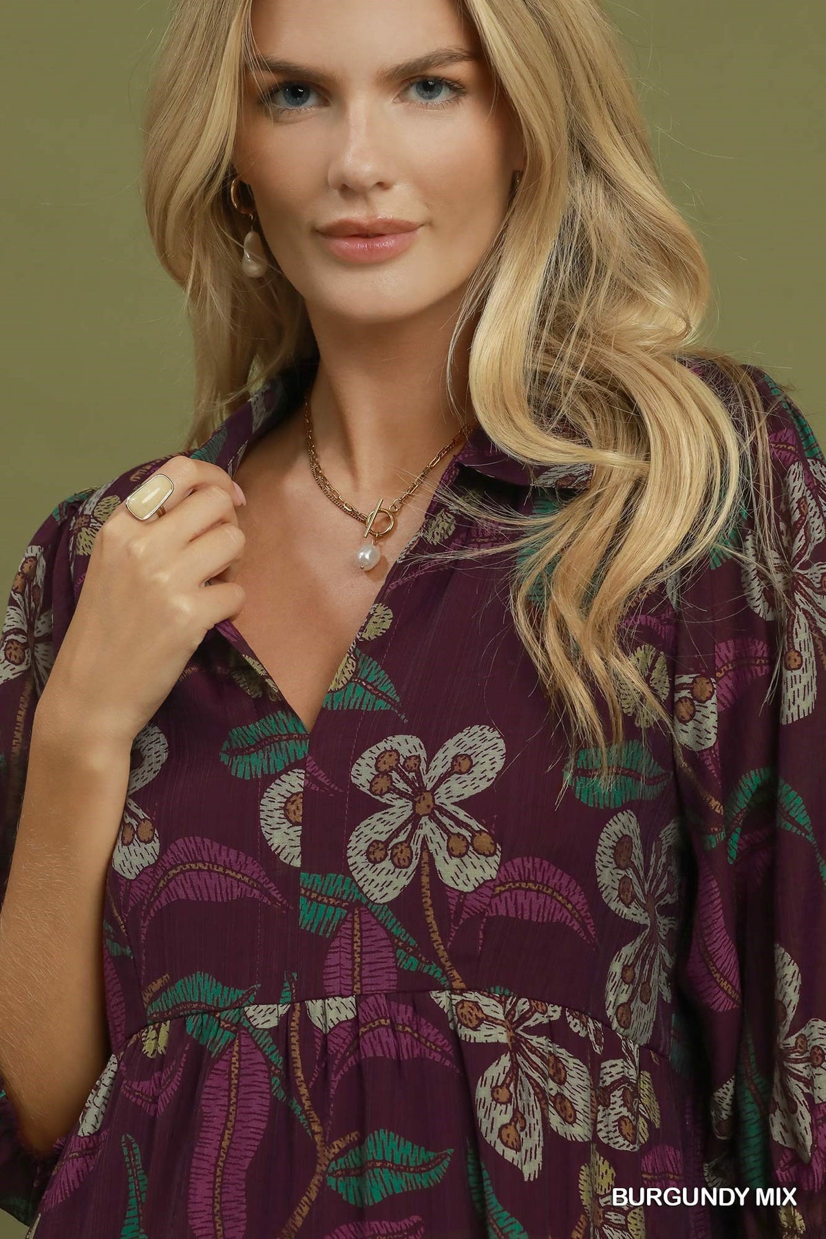 Fancy Umgee Midi Dress P585