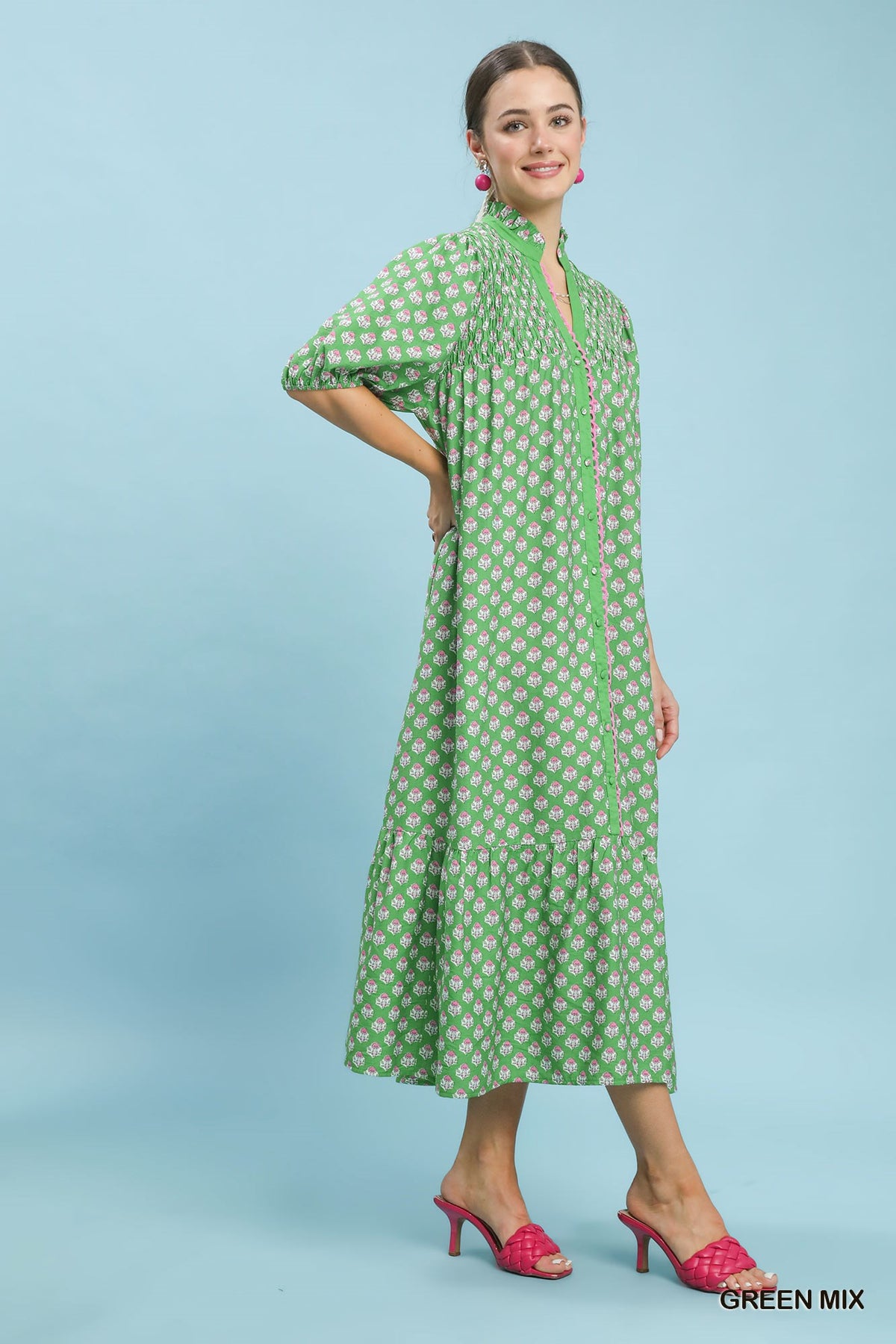 Fancy Umgee Midi Dress P586