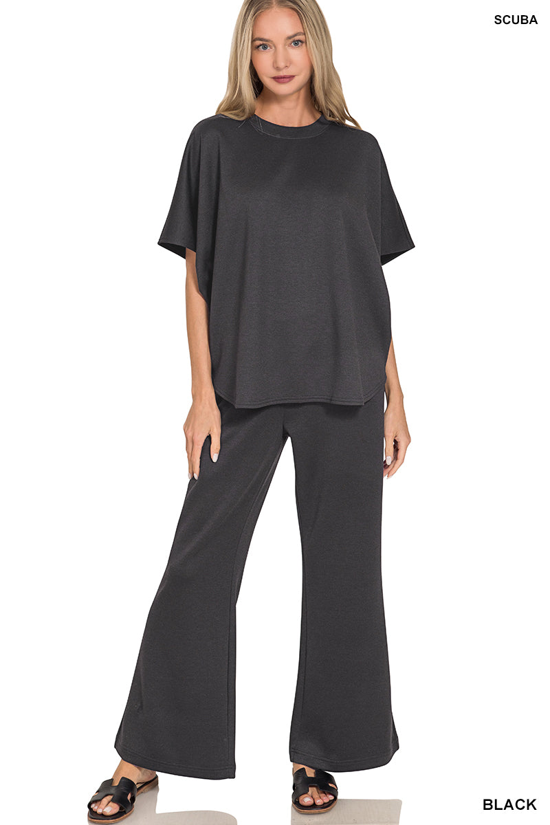 Morning Walk Scuba Pants Set Z810