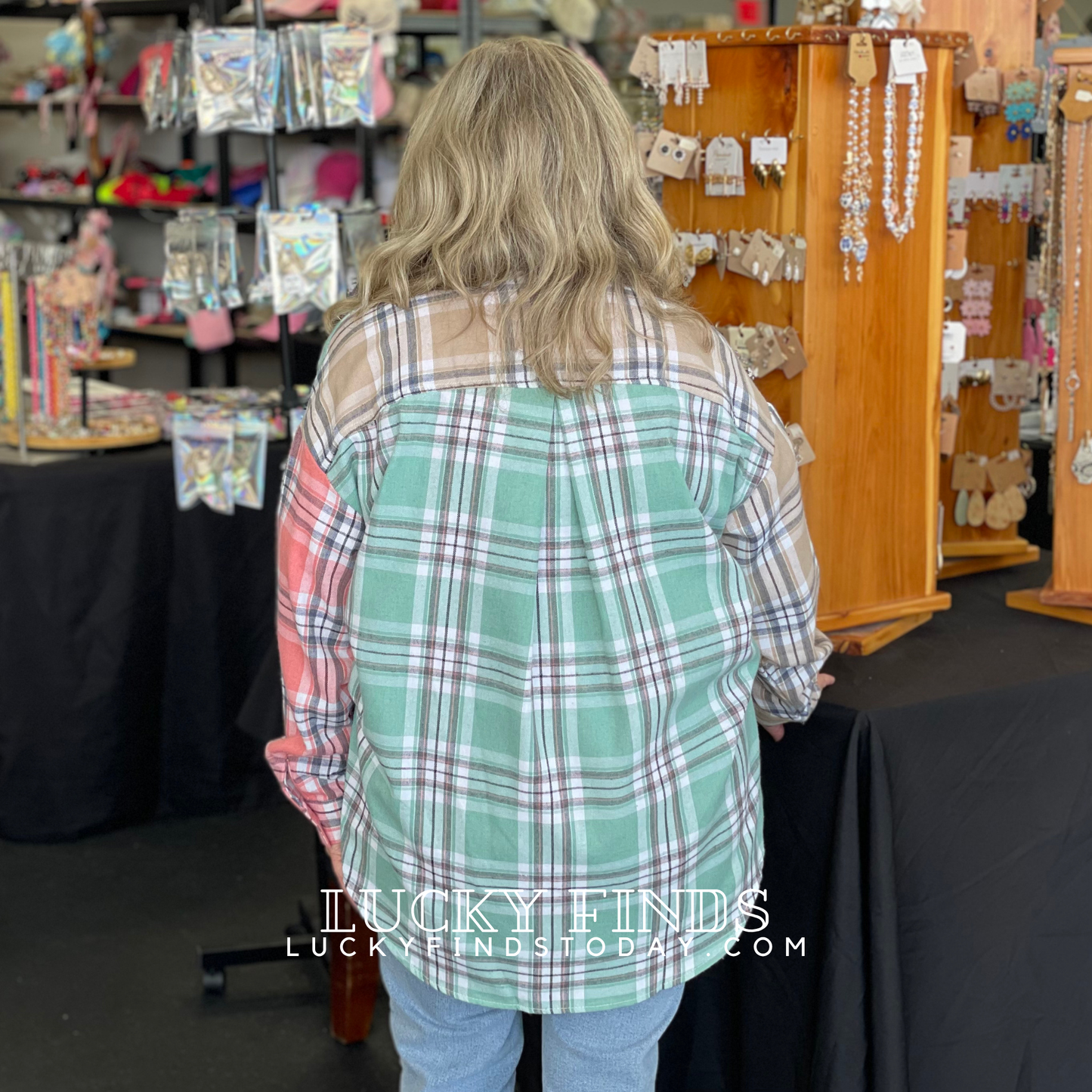 Shades of You Plaid Shirt W103