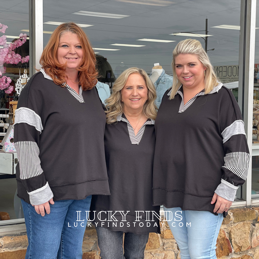 Casual Fall weekend Top W114
