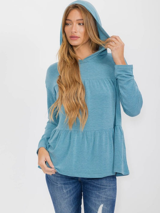 Rooftop Romance Hoodie Top W115