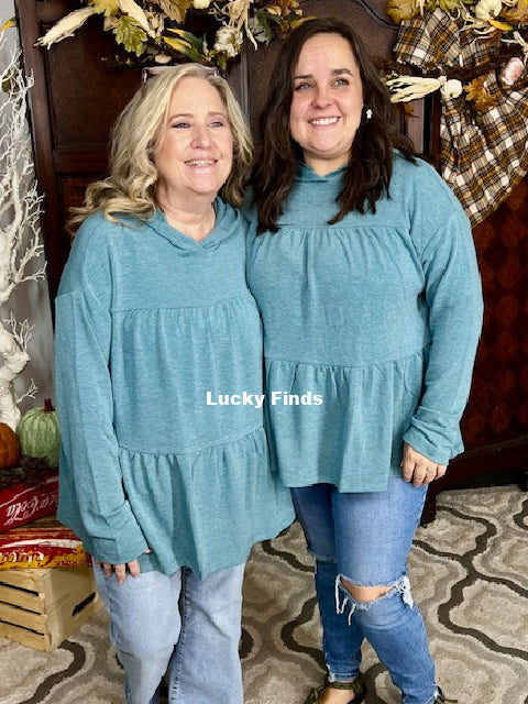 Rooftop Romance Hoodie Top W115