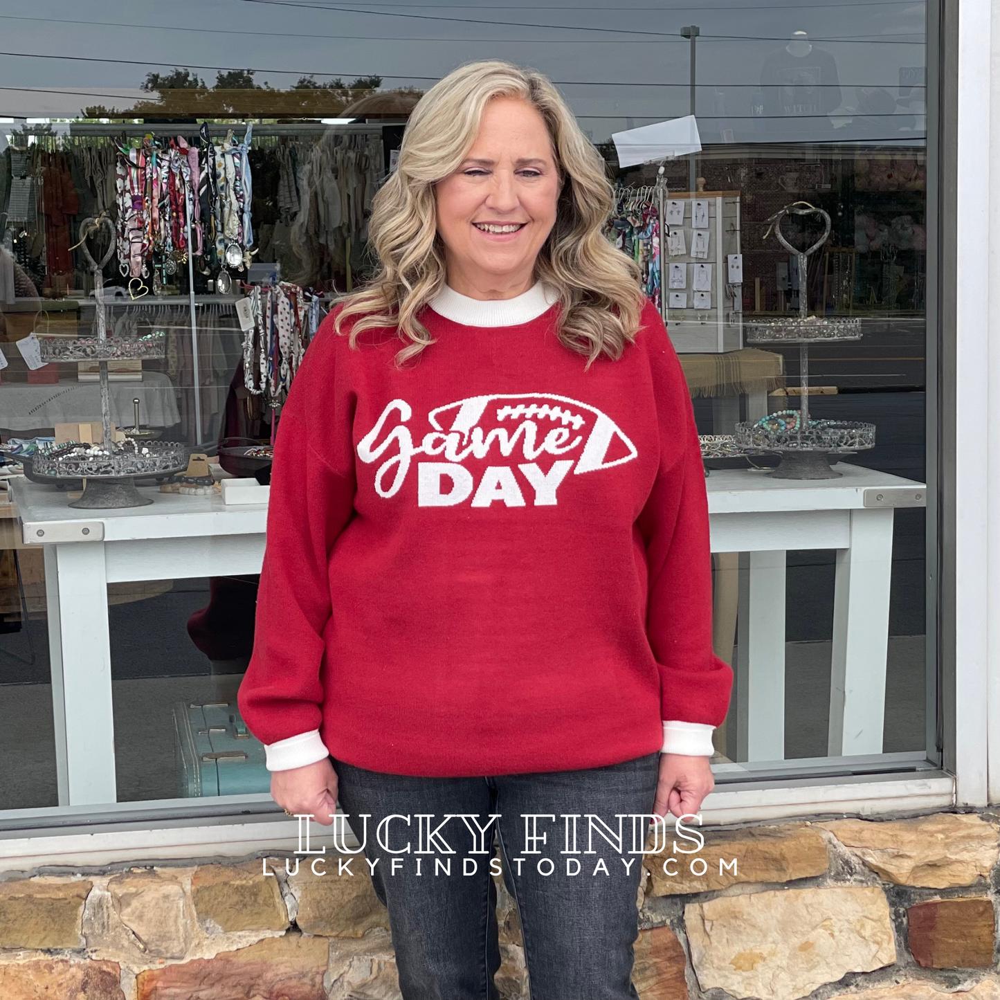 Gameday Colorblock Pullover Top W116