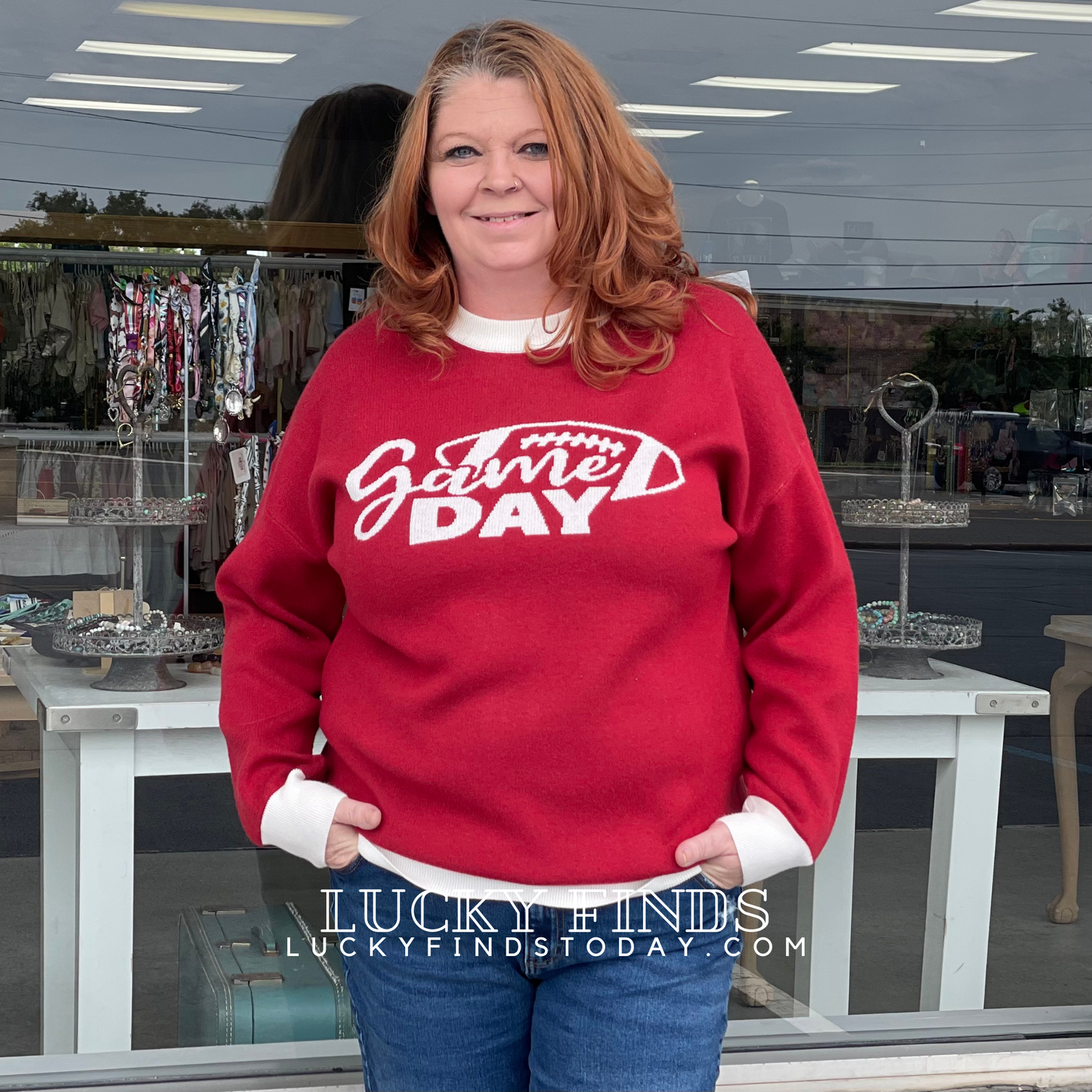 Gameday Colorblock Pullover Top W116