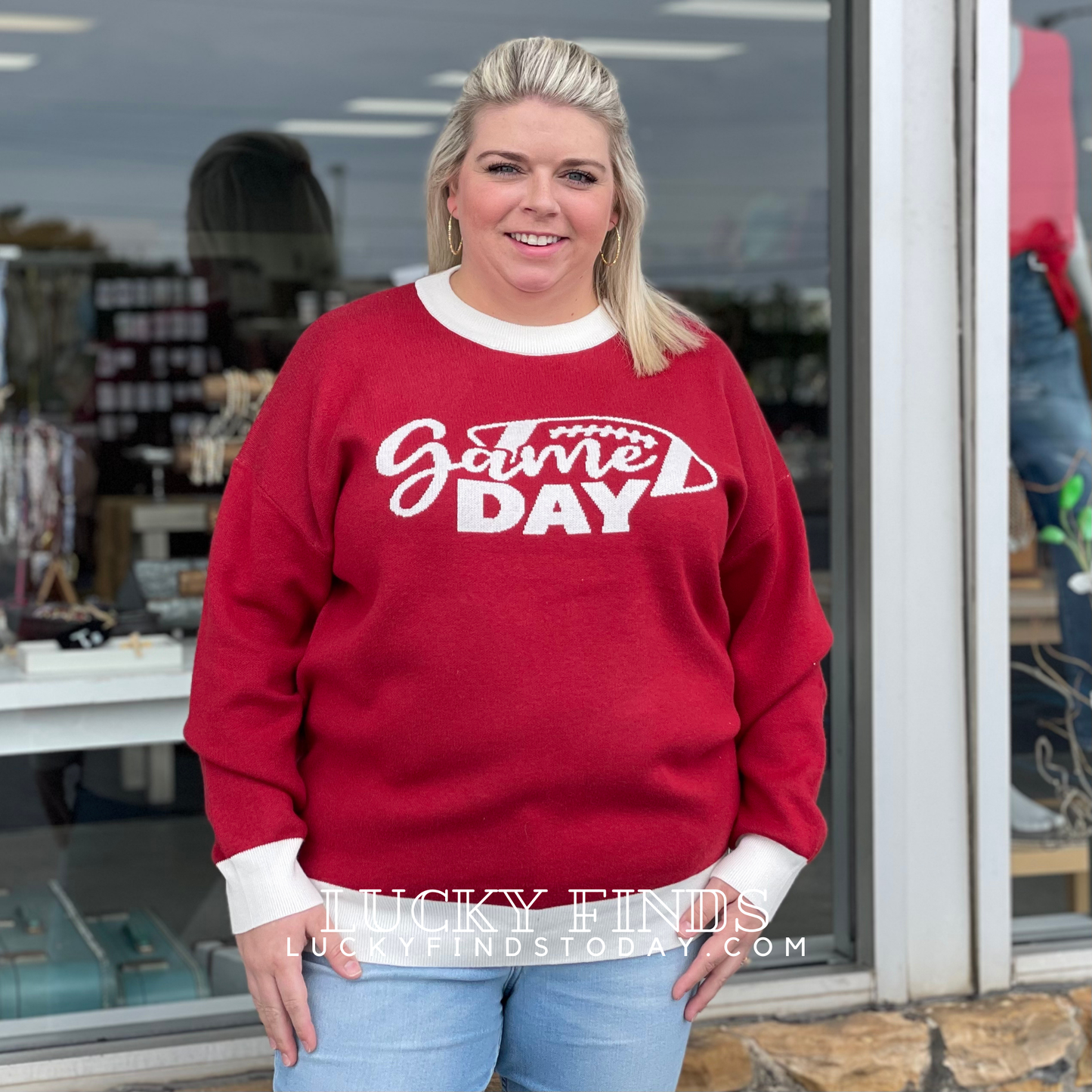 Gameday Colorblock Pullover Top W116