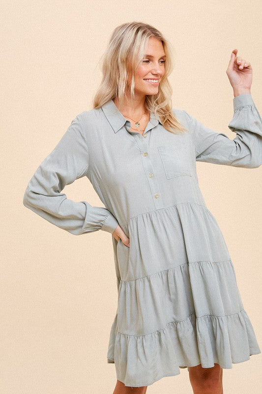 Madison Premium Shirt Dress W220