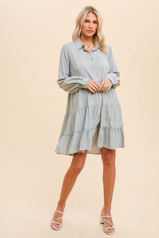 Madison Premium Shirt Dress W220